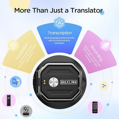 3-in-1 AI Translator Recorder, Language Translator Device, NO FEE - Image 2