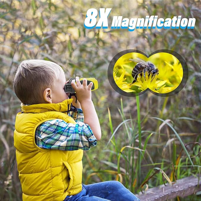 Toys for 4-5 Year Old Boys, VNVDFLM 8 X 21 Kids Binoculars for Children - Image 2