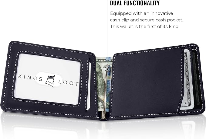 Kings Loot Wallet for Men | Minimalist Slim RFID Blocking Leather Design - Image 4