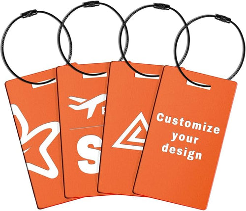 4PCS Personalized Luggage Tags for Travel Durable Aluminium Luggage Tags for by comfortez