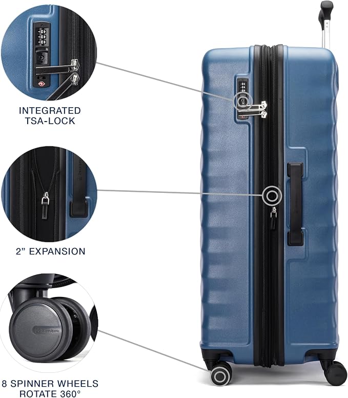Travelpro Maxlite Air V2 Hardside Expandable Checked Luggage, 8 Spinner Wheels - Image 4