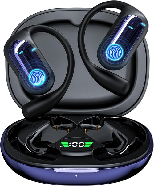 168 Languages AI Live Translation Earbuds, 4-in-1 Smart Mode Bluetooth 5.4 by Unknown