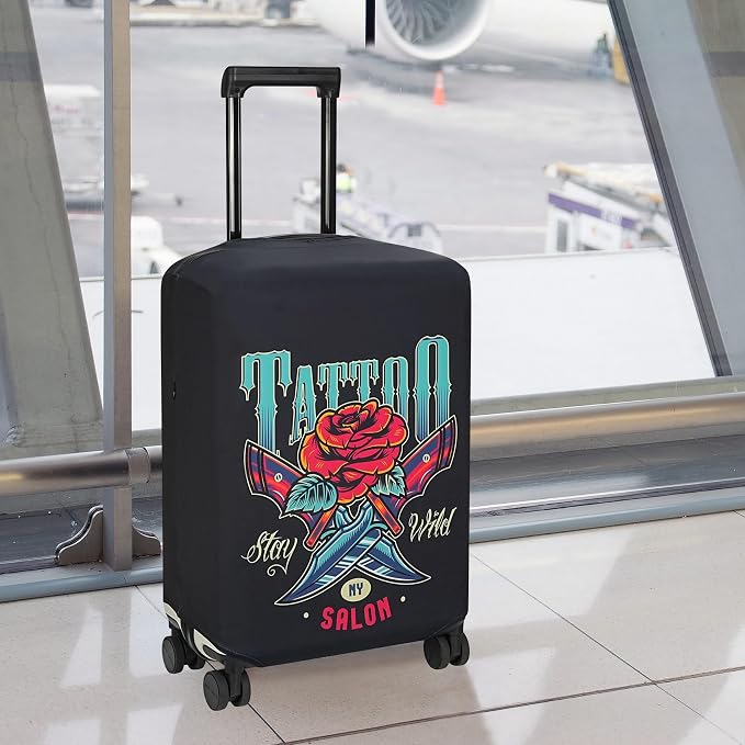 Explore Land Travel Luggage Cover Suitcase Protector Fits 23-26 Inch Case - Image 7