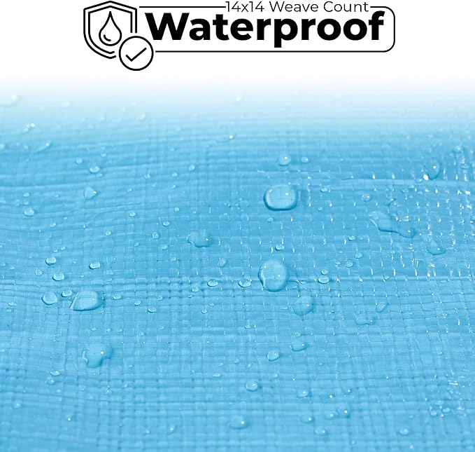 Tarps Heavy Duty Waterproof 16x20-12 mil Thick Camping Tent - Image 5