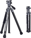 Fotopro Carbon Fiber Travel Tripod 2.2lbs Ultralight 64 Inch Portable Compact by Fotopro