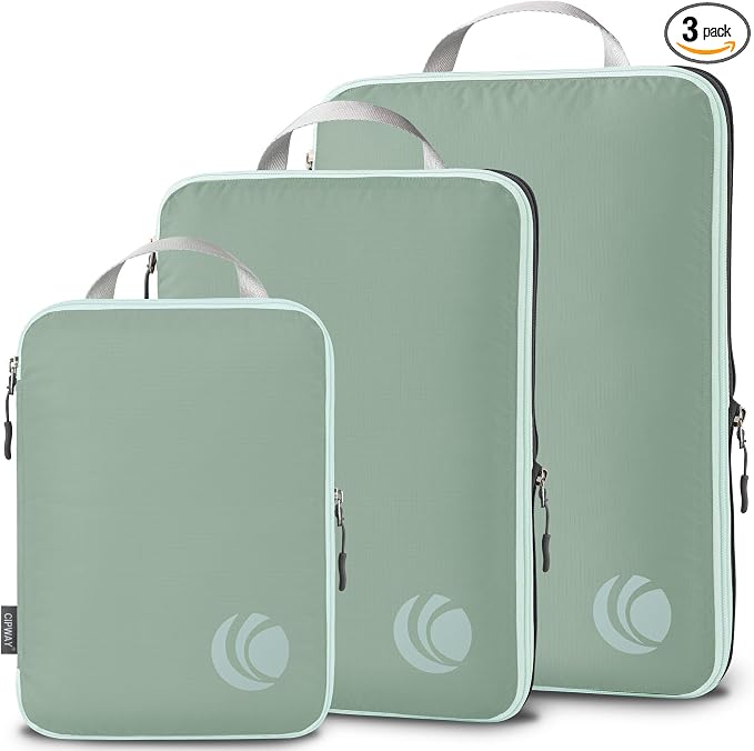 Cipway Compression Packing Cubes, Ultralight Luggage Organizer Bags, Travel by Cipway