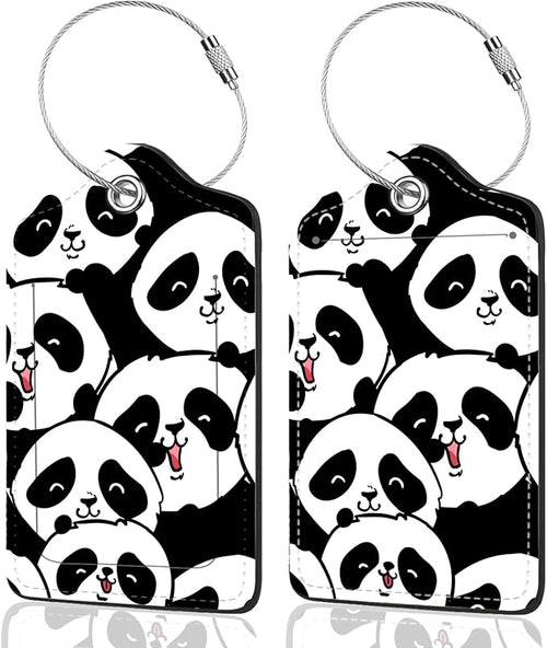 2Pack Luggage Tags for Suitcases, Cute Unique Pu Leather Cruise Luggage Tag by Unknown