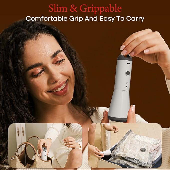 Vacuum Bags for Travel with Rechargeable air Pump, 15 Pack Carry-on Size - Image 6