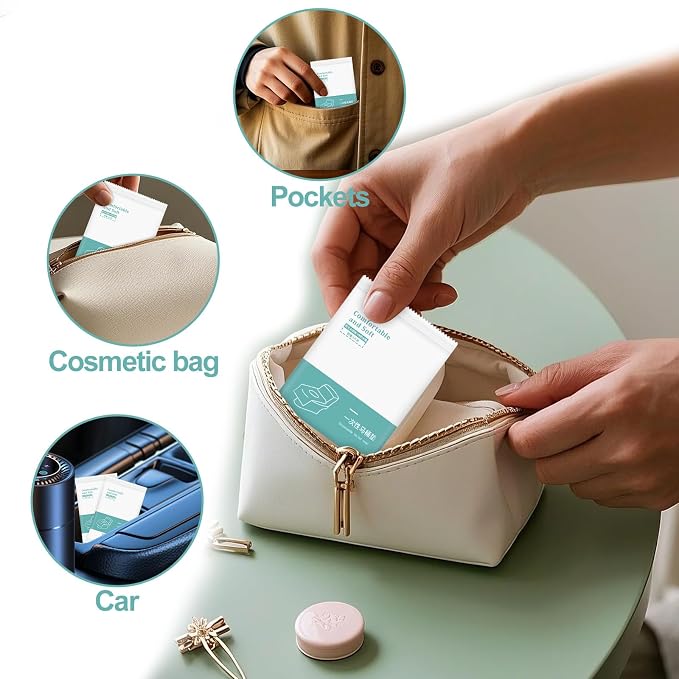 20 Pack Toilet Seat Covers Disposable, Portable Toilet Seat Cover - Image 5