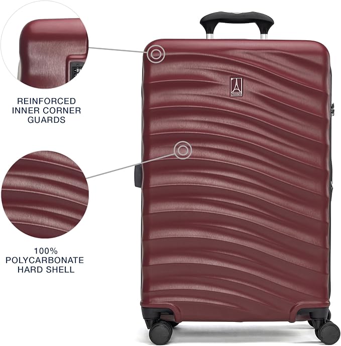 Travelpro Maxlite Air V2 Hardside Expandable Checked Luggage, 8 Spinner Wheels - Image 3
