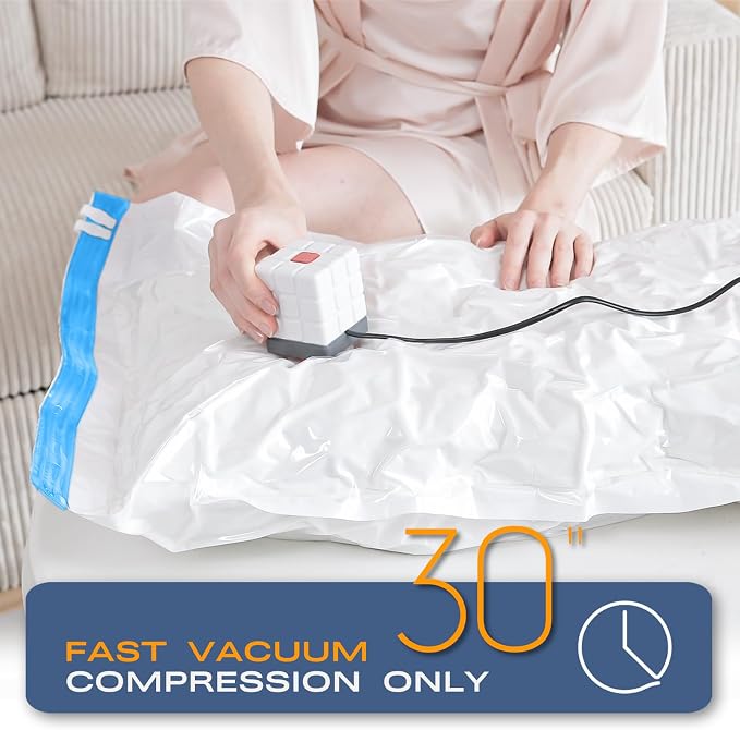 Vacuum Storage Bags for Clothing, 26 Pack Vacuum Seal Bags for Clothes - Image 6