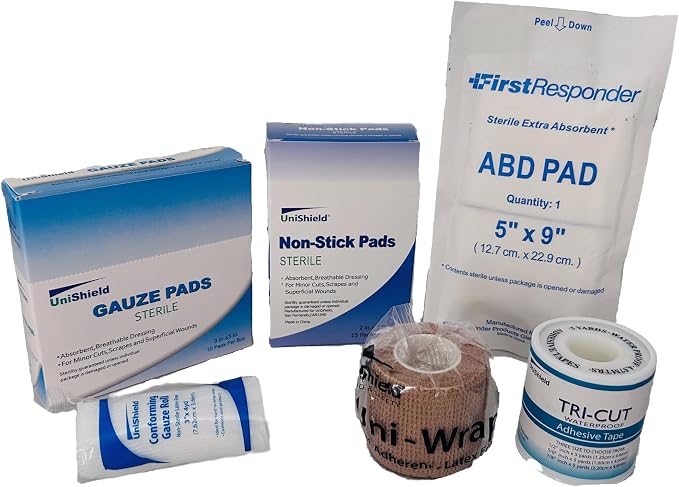 4-Shelf Metal 1st Aid Cabinet Class A, Large Capacity First Aid Wall Mount - Image 7