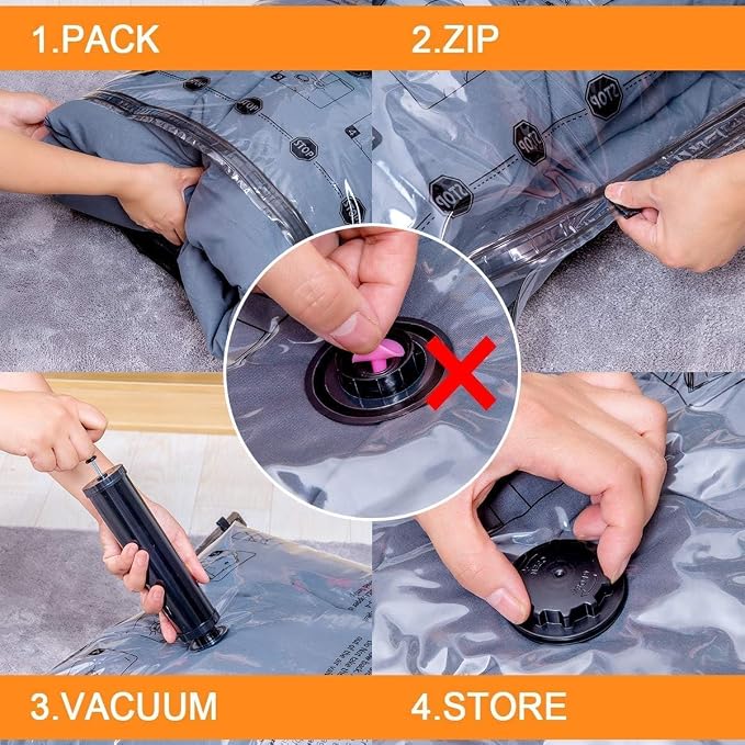 10 Small Vacuum Storage Bags - Image 5
