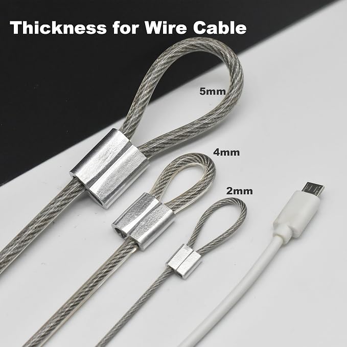 10 Pcs 5mm Wire 12 inch Vinyl Coated Stainless Steel Cable - Image 3