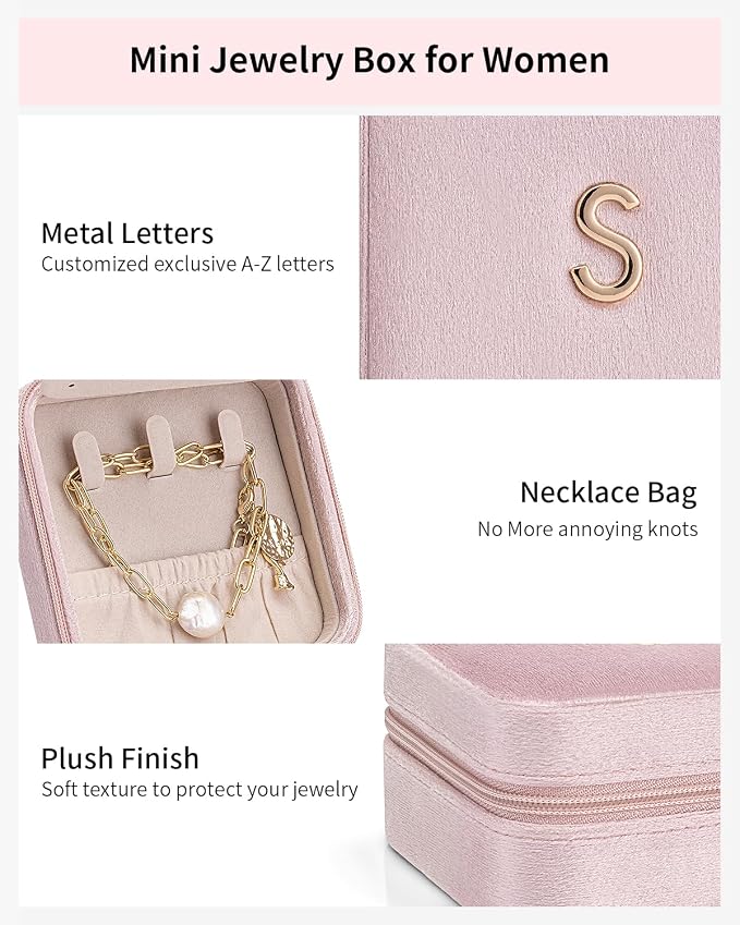 Vlando Mom Gifts for Women, Travel Jewelry Case for Mother Gifts, Travel Gifts - Image 3