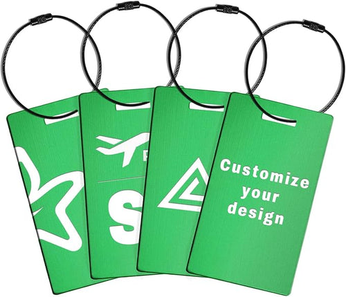 4PCS Personalized Luggage Tags for Travel Durable Aluminium Luggage Tags for by comfortez