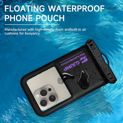 2 Pack Floating Waterproof Phone Pouch, Essential - Image 2