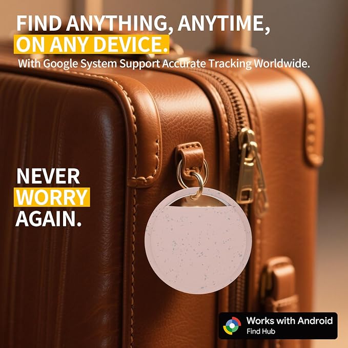 Android Air Tracker Tag 4 Pack for Luggage Tracker Tags Works - Image 4