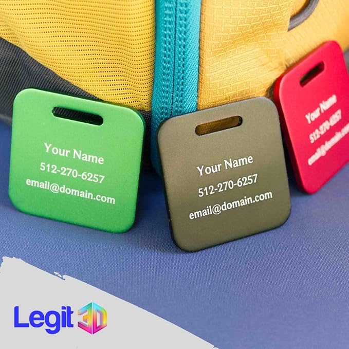 Custom Metal Luggage Tags - Image 5