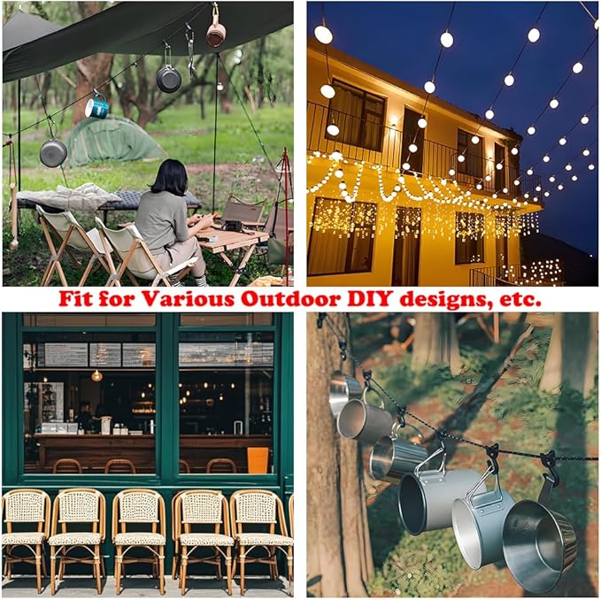 3.3mm Outdoor Travel Stainless Steel Security Cable-20ft Luggage Lock Safety - Image 5
