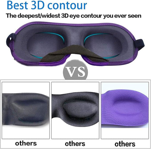 3D Eye mask for Sleeping, Machine Washable, Sleep Mask for Women, Blinder - Image 2
