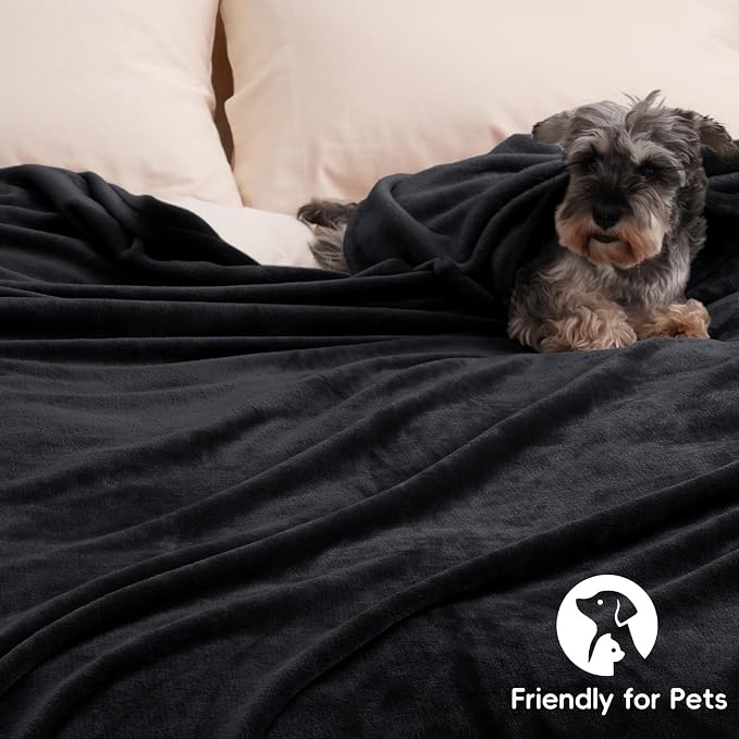 PHF Ultra Soft Fleece Blanket Queen Size, No Shed No Pilling Luxury Plush Cozy - Image 5