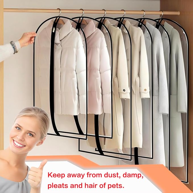 Clear Garment Bags Clothes Covers Clothes Storage Bag Clothes Storage Bag - Image 5