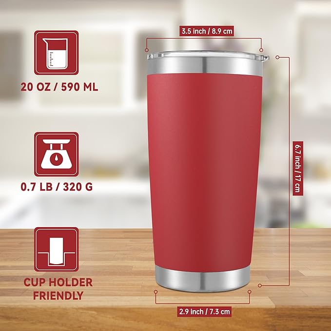 20 oz Tumbler Stainless Steel Tumblers - Image 5