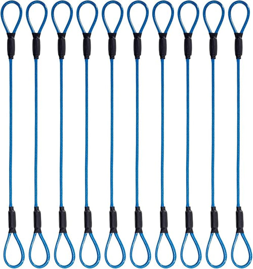 3.3mm Steel Wire Rope Outdoor Travel Security Cable Lock, Braided Steel Coated by MiMetty
