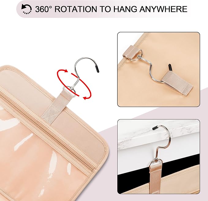 Travel Hanging Toiletry Bag for Women, - Image 7