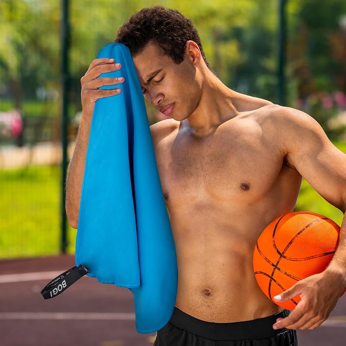BOGI Microfiber Travel Sports Towel-Quick Dry, Soft Lightweight, Compact Towel - Image 8
