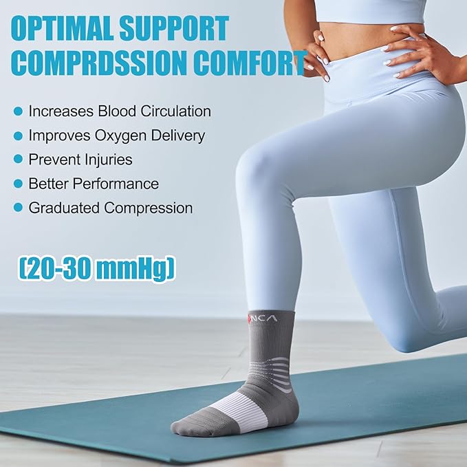 NEENCA Medical Compression Socks—2 Pairs, Ankle Socks - Image 5