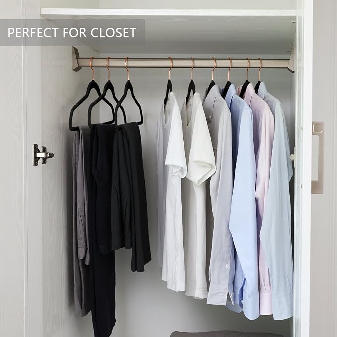 MIZGI Premium Velvet Hangers Heavy Duty- Non Slip - Image 9