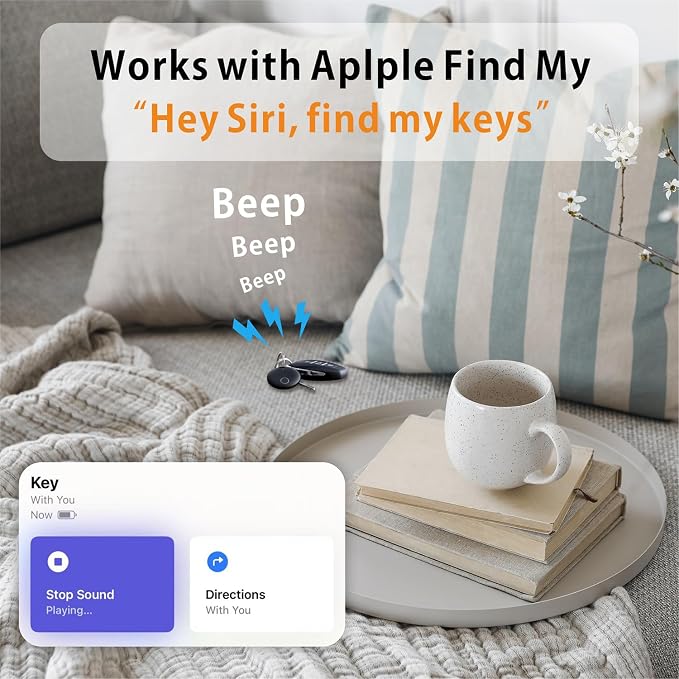 Air Tracker Tags-4 Pack, Smart Bluetooth Tracker Works - Image 2