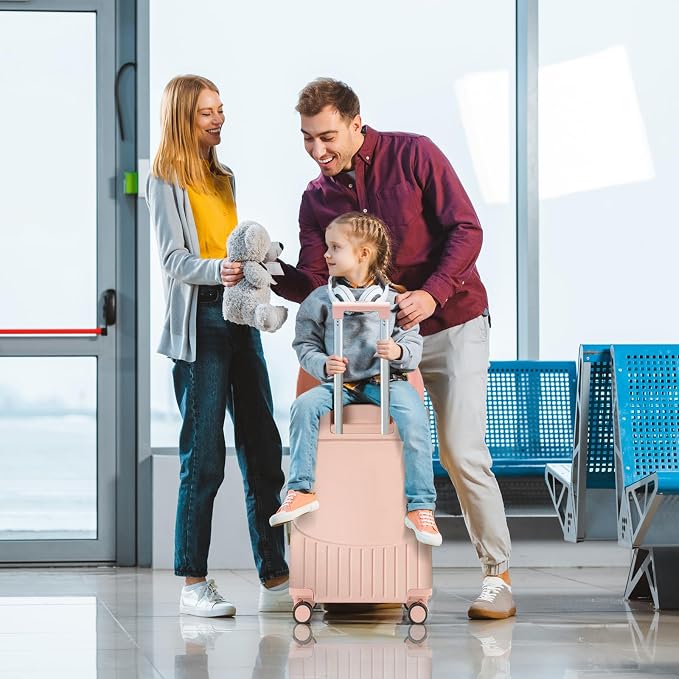 22 Inch TSA Lock Luggage with Seat - Image 9