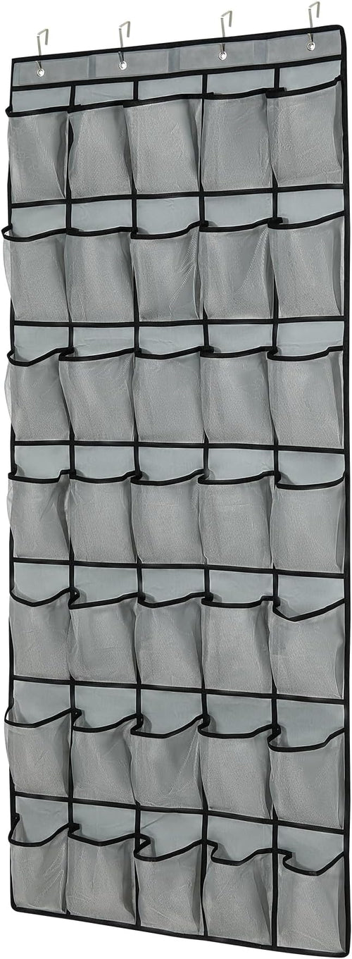 35Large Pockets Over The Door Shoe Organizer, Mesh Pockets Shoe Holder Rack by Unknown