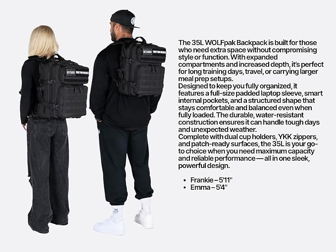 WOLFpak 35L Backpack Black Venom - Image 2