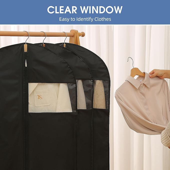 Garment Bags for Hanging Clothes, Jackets（2 Packs） - Image 2