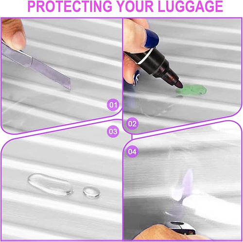 20 Inch Full Clear PVC Suitcase Cover Protectors - Image 2