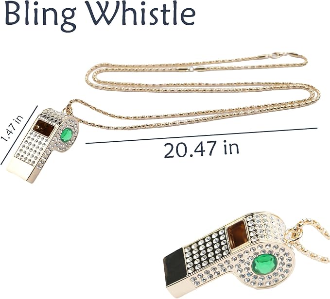 Whistle, Rhinestone Sports Whistle - Image 2