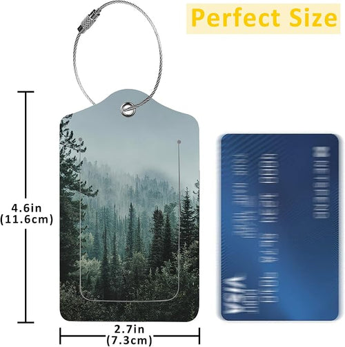 2 Pack Misty Forest Luggage Tag - Image 2