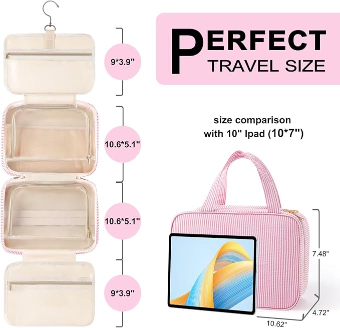 TOPEAST Hanging Toiletry Bag - Image 2