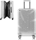 Yotako Upgraded Zippered Clear PVC Suitcase Cover, 20 Inch Luggage Covers by YOTAKO