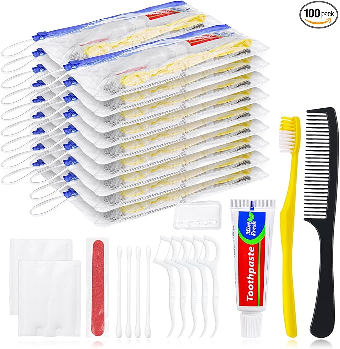 Personal Hygiene Kit Bulk Pack of 100 by Xuezoioy