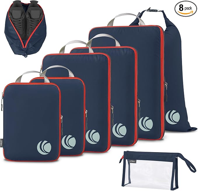 Cipway Compression Packing Cubes, Lightweight Travel Luggage Organizers by Cipway