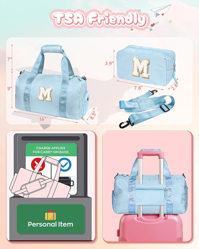 Dorm Room Essentials for Girls-Girl Gym Bag - Image 3
