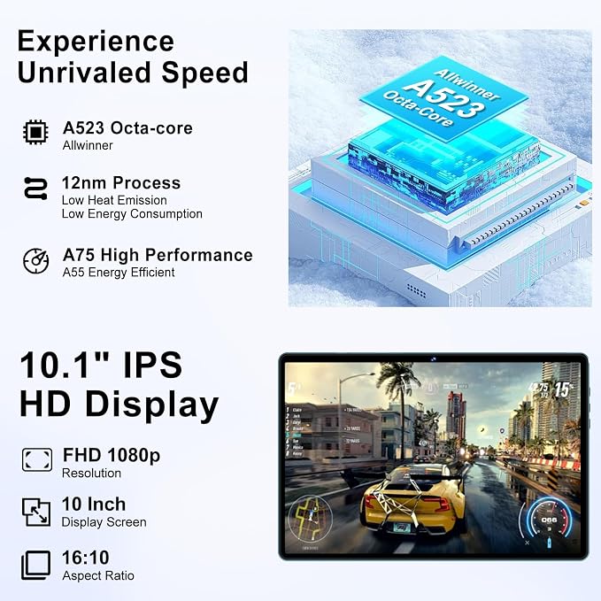 2025 Android Tablet 10.1 Inch Android 14 Tablets - Image 4