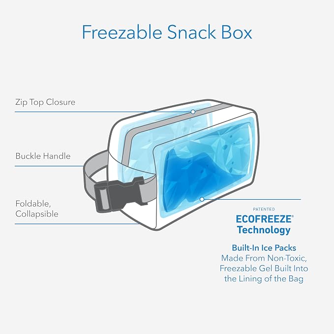 PackIt Freezable Snack Box, Sea Shark, Built - Image 2