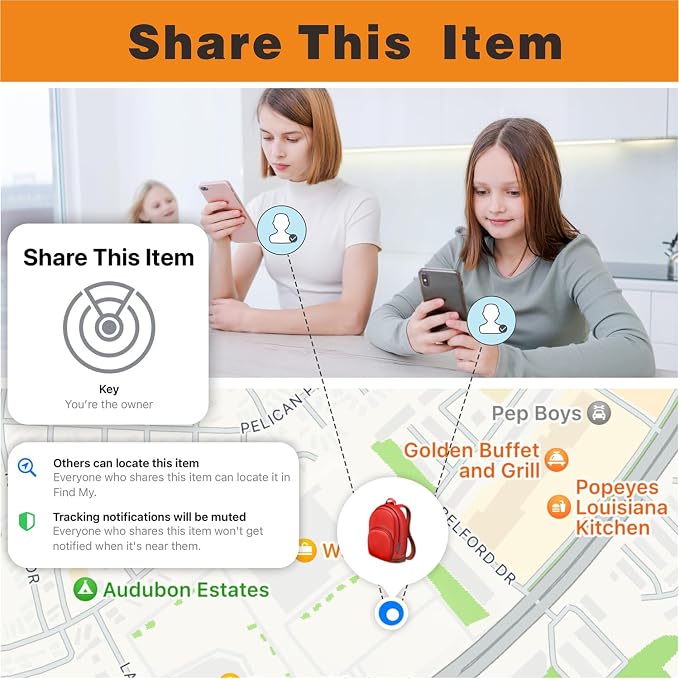 Air Tracker Tags-4 Pack, Smart Bluetooth Tracker Works - Image 4