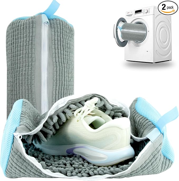 2PCS Shoe Washing Machine Bgs, Laundry Shoe Bags by SUOSEC